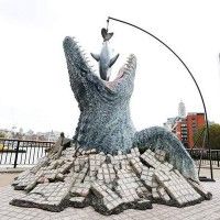 Flippant le Mosasaure à Londres #JurassicWorld
