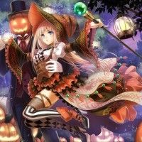#Dessin fille sorcière Jack O Lanterne #Halloween