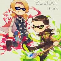 #Dessin #Splatoon #Thor #Loki @MarvelFR disney #Comic @NintendoFrance