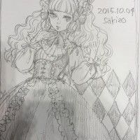 #Dessin #Croquis sketch fille lolita par sakizo