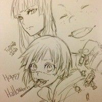 #Dessin sketch #Croquis #Halloween par #ShintaFujimoto le #Mangaka de Raven