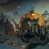 Carosse en citrouille pour #Halloween #Dessin par DemizuPosuka