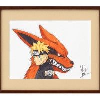 #Dessin ninja #Naruto et Kyubi Renard à neuf queues