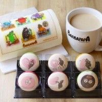 #Barbapapa café au Japon macaron #Gâteau roulé