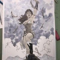 #Dessin #Illustration #WonderWoman aux #Feutres #Copic par Tony S Daniel http://www.tvhland.com/boutique/feutre-professionel-copic.html #Cin... [lire la suite]