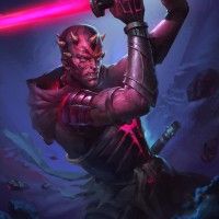 #Dessin #Fanart Darth Maul @StarWarsFR par 深夜泡面疾行