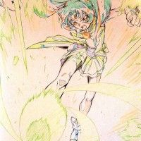 #Dessin #Croquis sketch pretty cure aux crayons de couleur par goro1982 http://www.tvhland.com/boutique/crayon-de-couleur.html