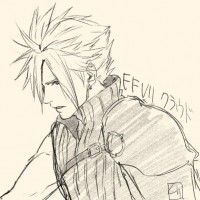 #Dessin #Croquis sketch #FinalFantasy 7 Cloud par Obakason