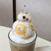 #Bb8 Latte Art par Nowtoo #StarWarsLeRéveilDeLaForce @StarWarsFR