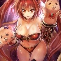 #Dessin #Illustration Cerberus rage of bahamut par fenalkun