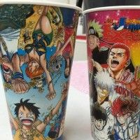 Gobelet Jump Festa #OnePiece #Naruto #SlamDunk #Gintama #SaintSeiya #CaptainTsubasa #Anime