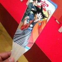 Hagoita (raquette japonaise) Son Goku Vegeta #DragonBallZ au Jump Festa #Manga