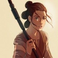 #Dessin illustration #Fanart Rey #StarWarsLeRéveilDeLaForce par nymre