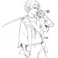 #Dessin #Fanart Mugen Samourai Champloo par bbbreakfasttt