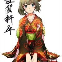 #Dessin #NouvelAn fille #Kimono par U_KAyano #Vêtement #Manga