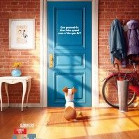 Affiche #CommeDesBêtes, (The Secret Life Of Pets) réalisé par Chris Renaud et Yarrow Cheney, sortie le 27 Juillet 2016.