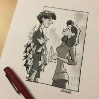 #Dessin Paperman par Brian Kesinger