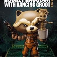 #LesGardiensDeLaGalaxie #Figurines Rocket et #Groot