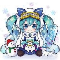 #Dessin snow miku hatsune par korokoroudon #Vocaloid