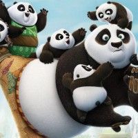 Nous sommes en train de regarder #KungFuPanda3. Vive les pandas! #Dreamworks