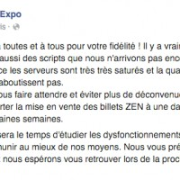 Les acheteurs des billets premium de #JapanExpo vont devoir rester ZEN car la vente a été reportée en raison de souci technique.