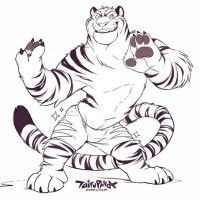 #Dessin #Fanart tigre dans #Zootopie par TairuPANdA