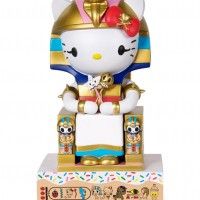 #Figurine #HelloKitty pharaon égyptien designé par l'artiste italien #SimoneLegno #Tokidoki