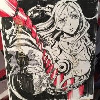 dessin par Kazuma Kondou #Mangaka #DeadmanWonderland