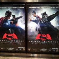 #Batman v #Superman s'affiche dans le métro