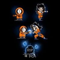 fusion kenny #SouthPark et yamcha #DragonBallZ