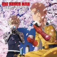 #Hanami #OnePunchMan Saitama pique niquant des onigiris sous les fleurs de cerisiers et Genos buvant du thé japonais