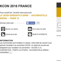 Le concert de #Kpop Kcon à bercy est sold out. @Klorayn tu avais raison!