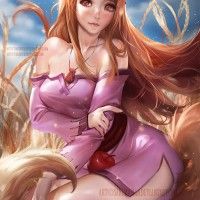 #Dessin #Fanart Holo #SpiceAndWolf par #Sakimichan #Manga