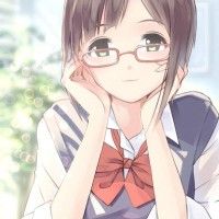 #Dessin fille à lunette par sister_7th #Manga