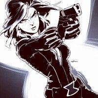 La Veuve Noire Blackwidow #Dessin de Carlos fabian Villa #CaptainAmerica #CivilWar #TeamCap #TeamIronMan