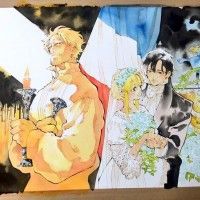 #LesMisérables #Dessin de #TakahiroArai à l'#Aquarelle #Mangaka