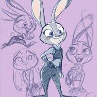 #JudyHopps #Zootopie #Dessin de Sakiko Amana