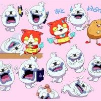 yo-kai watch whisper #Jibanyan #Dessin de Sakiko Amana