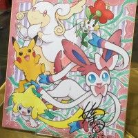 #Pokemon dessin sur #Shikishi