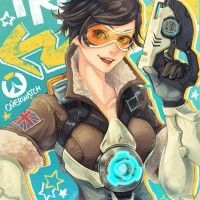 #Overwatch tracer dessin de ineko