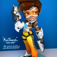 #Overwatch mini tracer #Fanart 3D de LUIS GOMEZ-GUZMAN