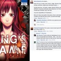 ki-oon annonce la suite de king's game et à priori de nombreux lecteurs manifestent leur mécontentement sur la page Facebook de l'éditeur... [lire la suite]