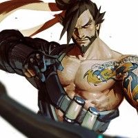 Hanzo #Overwatch dessin de Matt Pichette