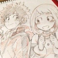 #MyHeroAcademia #Fanart #Dessin de otojirouch au #CrayonDeCouleur faber-castell