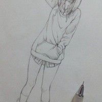 #Dessin au #Crayon porte-mine de tokki_517 #Manga