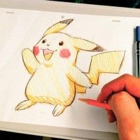 #Dessin #Fanart #Pikachu #Pokemon par Takahiko ABIRU au #CrayonDeCouleur