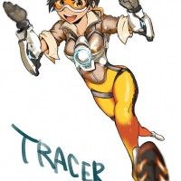 #Overwatch Tracer #Fanart #Dessin de uehara_oi