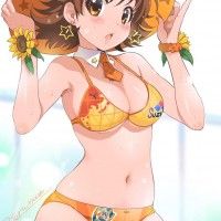 fille #MaillotDeBain été plage vacances chapeau #Dessin sorainoue #Manga