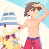 Vacances été chaud #Pokemon #Dessin piccapuu #JeuVidéo