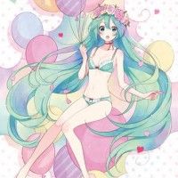 #HatsuneMiku #Vocaloid #Lingerie #Dessin 森倉円 #Manga